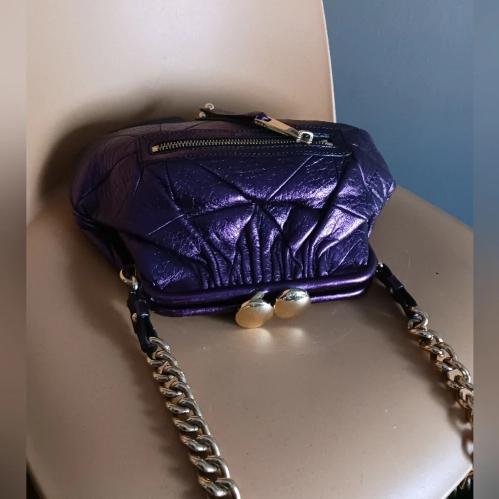 Marc Jacobs Vintage Quilted Purple Shoulder Bag - Picture 8 of 16